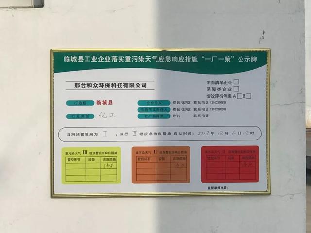 臨城縣環保督查發現監督員公示牌信息缺失，環境監測責任待夯實
